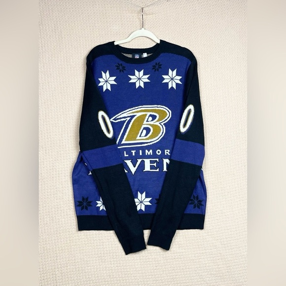 Baltimore Ravens Purple Sweater Unisex XL - Picture 9 of 9
